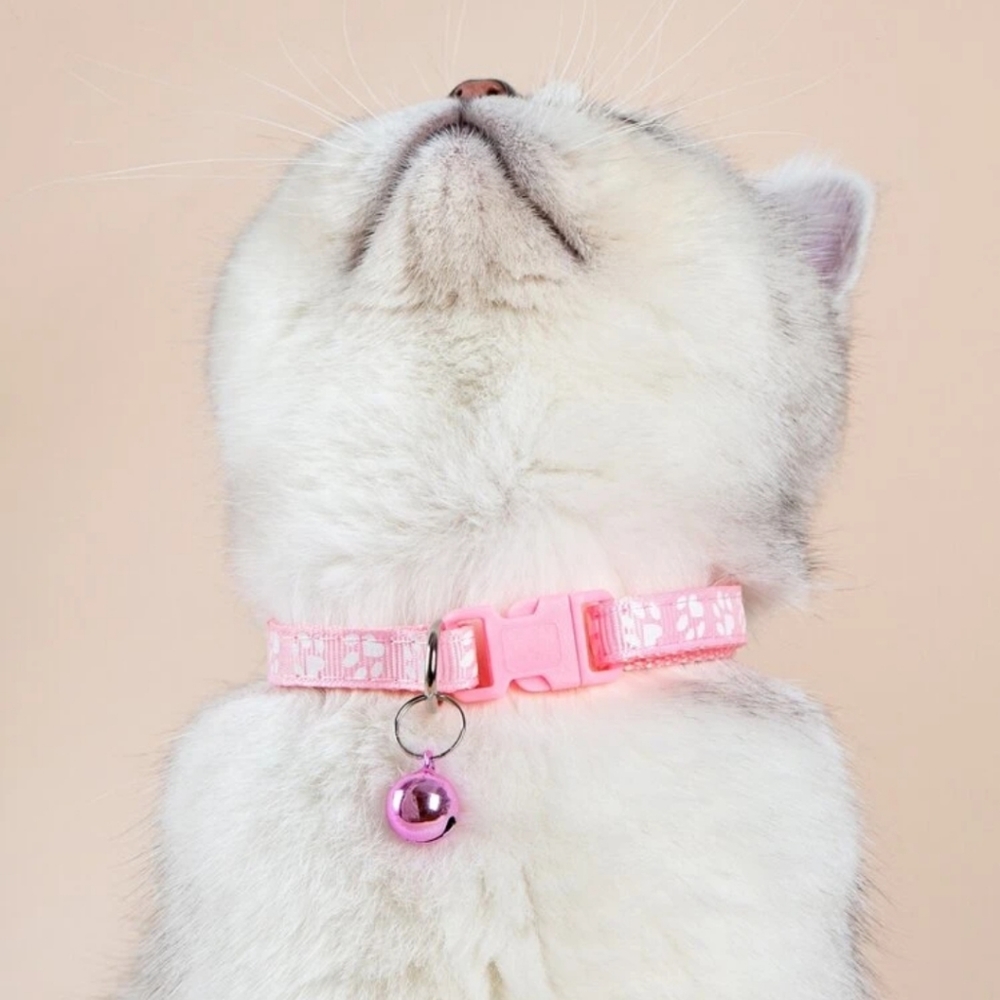 Color Bell Decor Pet Collar